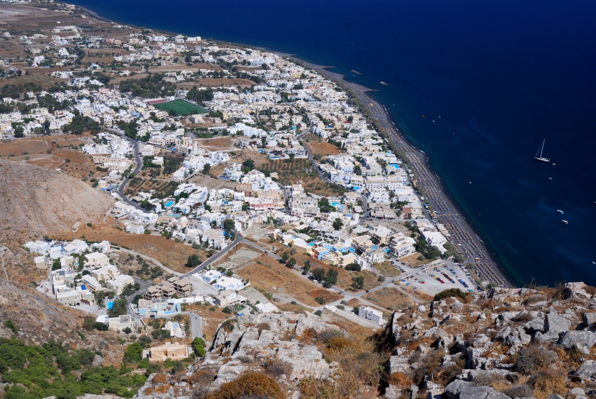 'Kamari village, island Santorini, Greece' - Santorini